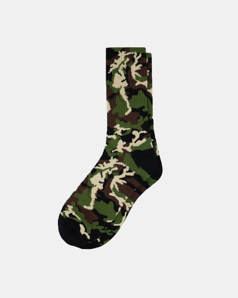 Stock Camo Socks (Woodland Camo)