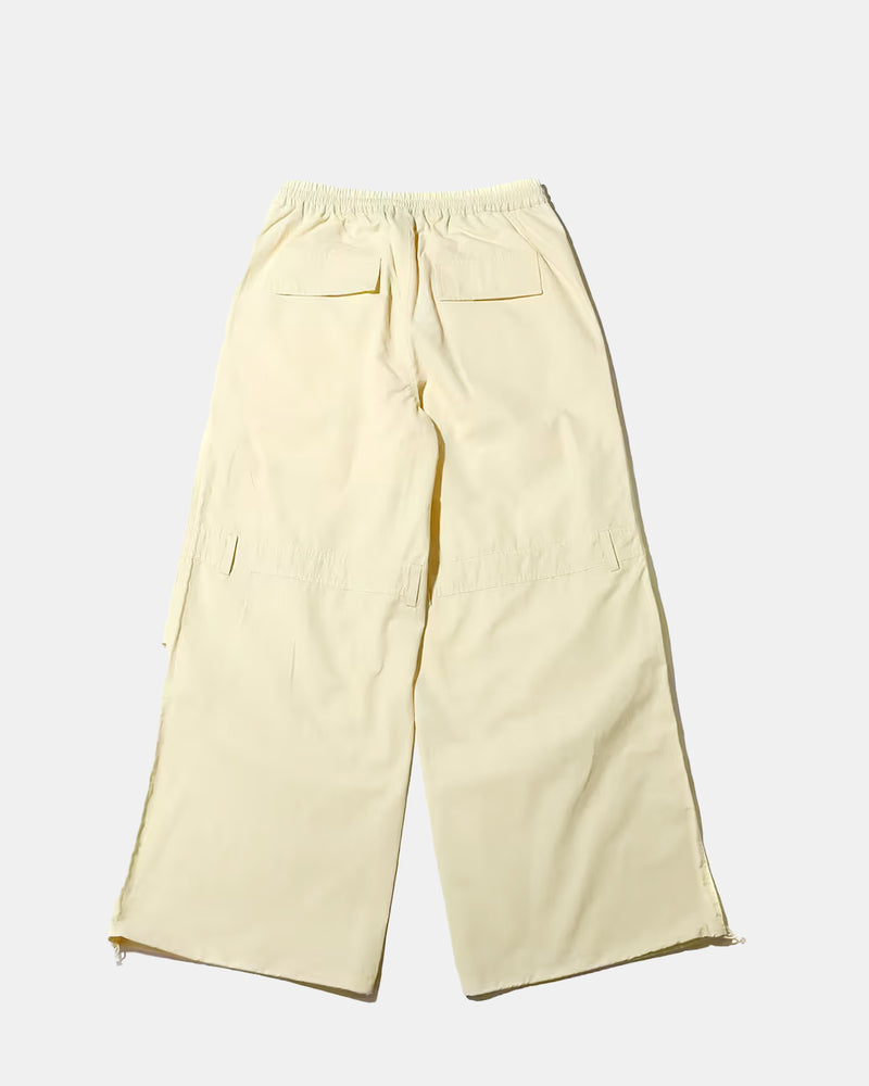 W Baggy Nylon Pants (Ivory)