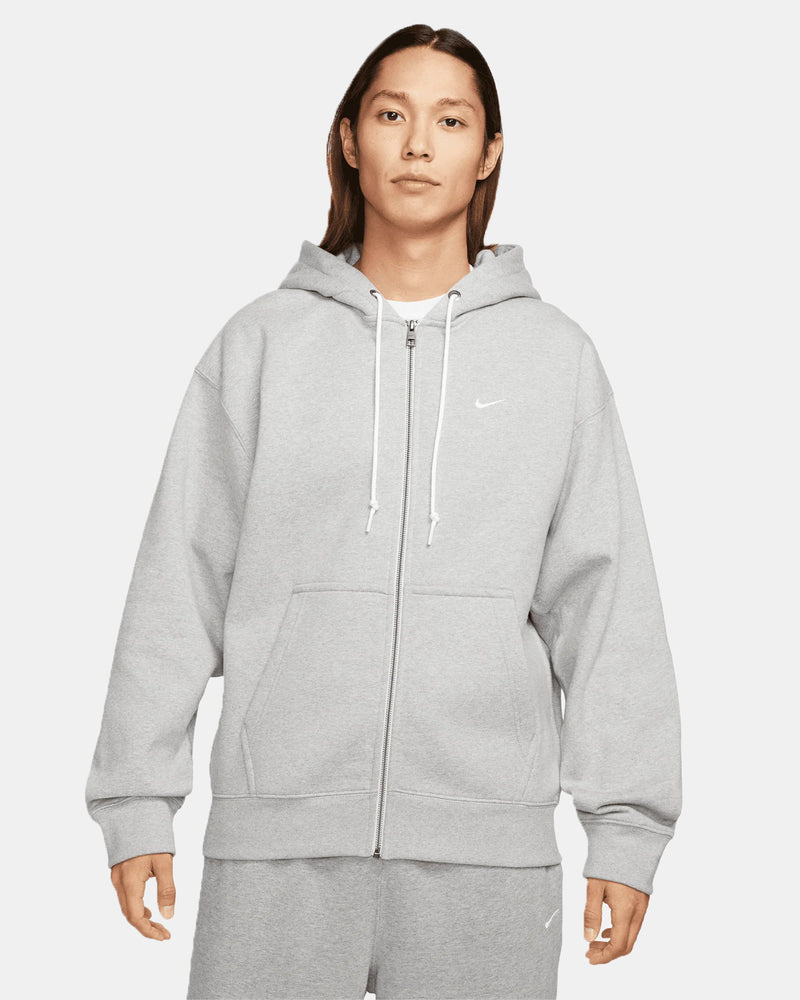 Nike Women's Solo Swoosh T-shirt Dark Heather Grey / White
