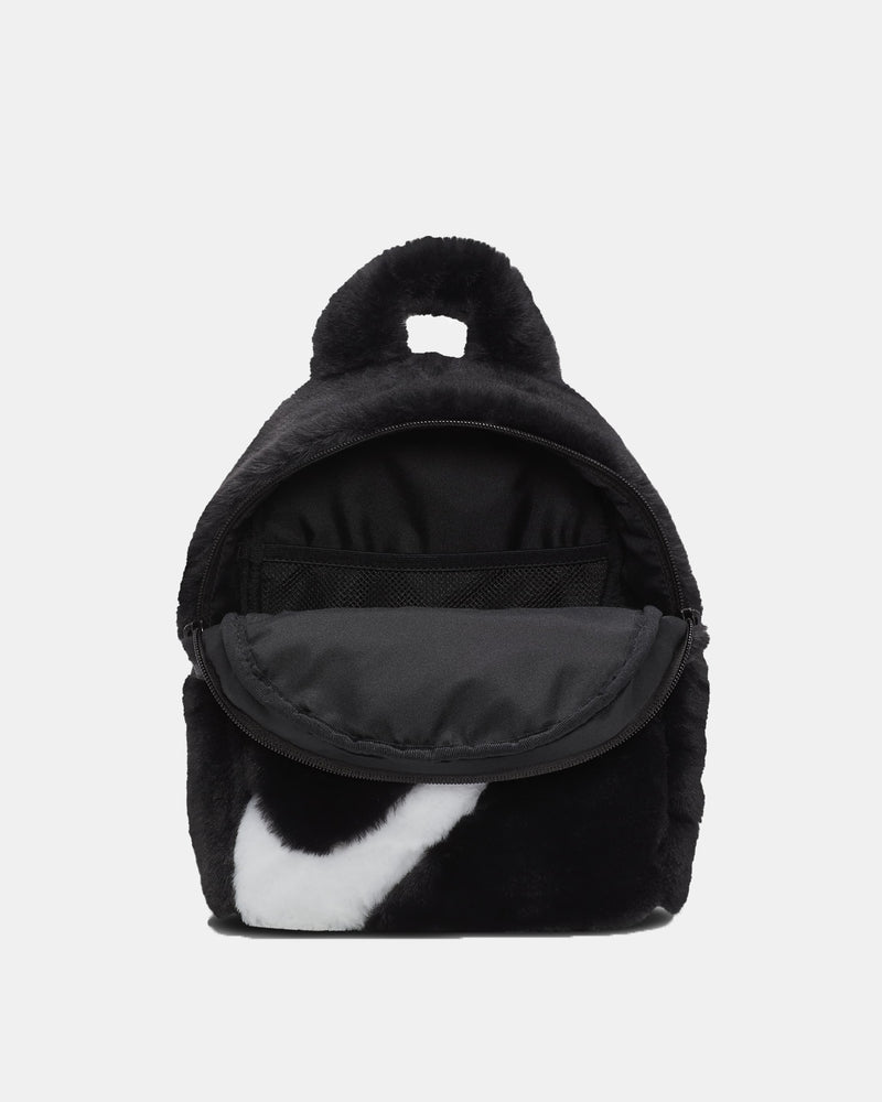 Nike Sportswear Futura 365 Faux Fur Mini Backpack (Black)