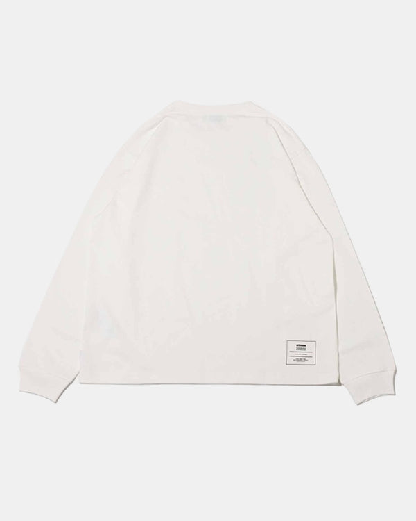 atmos Patch Logo Long Sleeve (White)