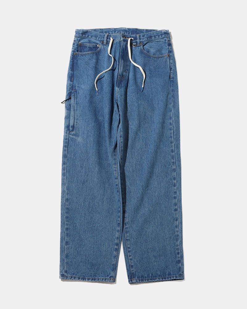 atmos Baggy Tapered Denim Pants (Blue)