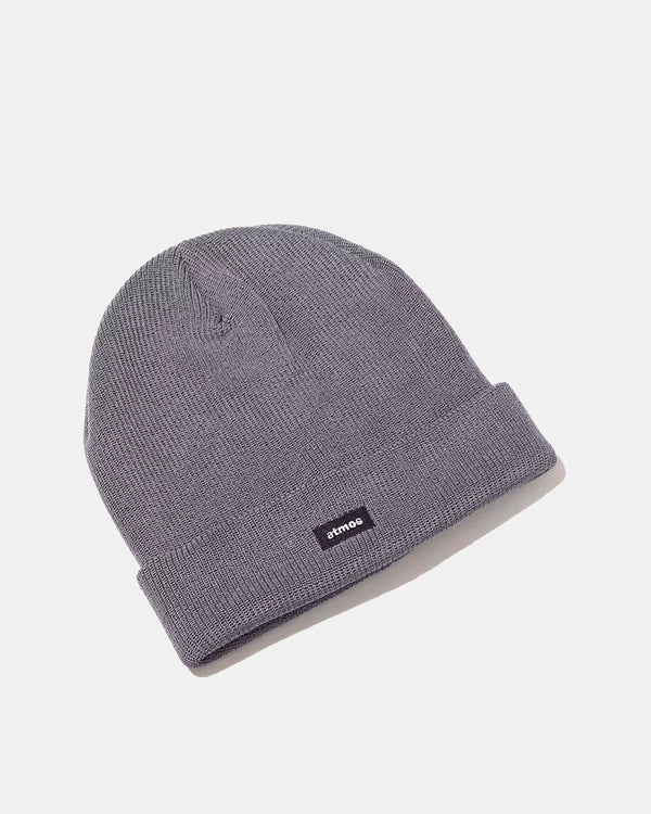 atmos Small Box Logo Knit Cap (Grey