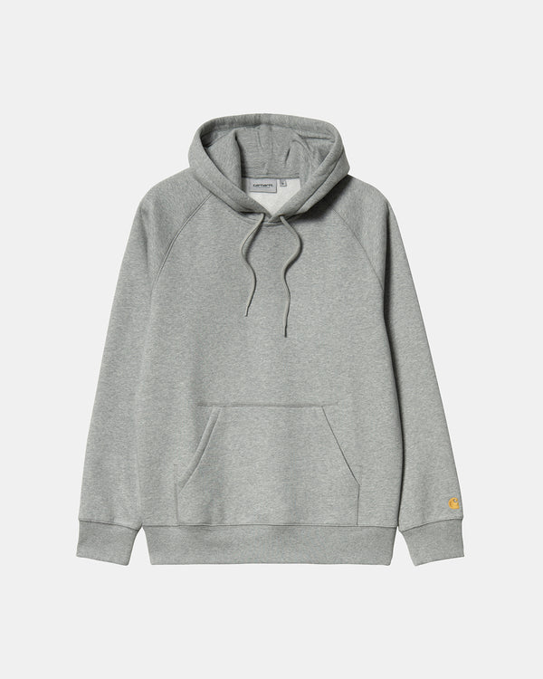 Hooded Chast Sweatshirt (Grey Heather)