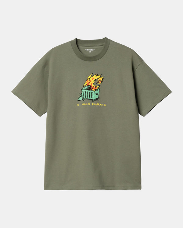 Short Sleeve Warm Embrace T-Shirt (Dollar Green)
