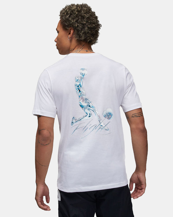 Jordan Flight Metallic Spring Graphic T-Shirt (White)