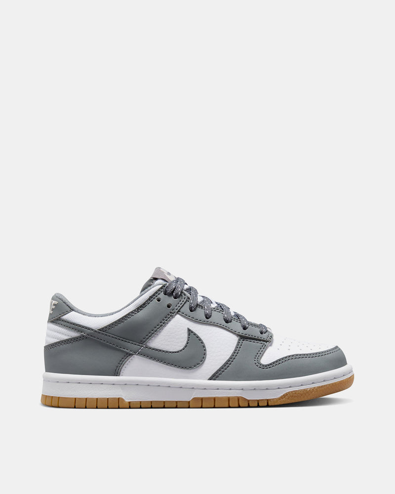 GS Nike Dunk Low (White | Smoke Grey)