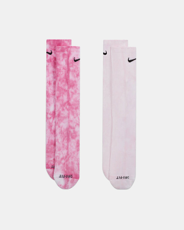 Everyday Plus Tie Dye Sock 2pk (Pink)