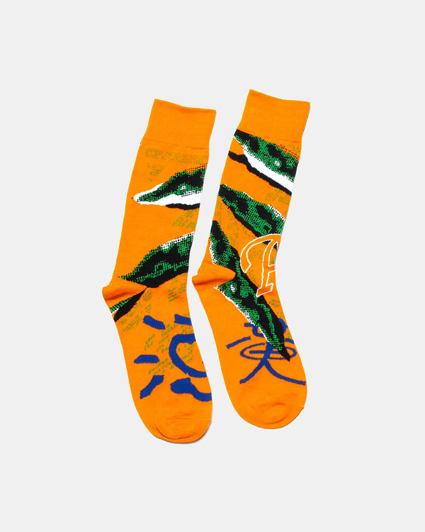 Congee Dress Socks (Orange Aid)