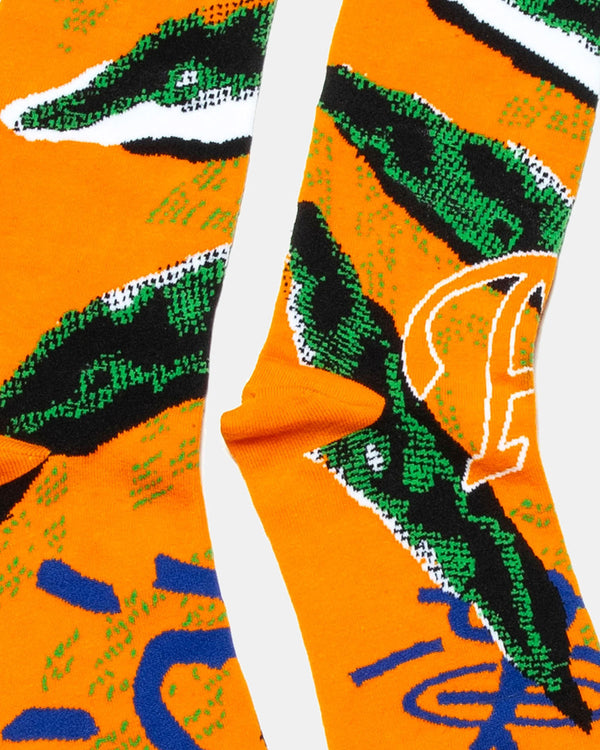 Congee Dress Socks (Orange Aid)