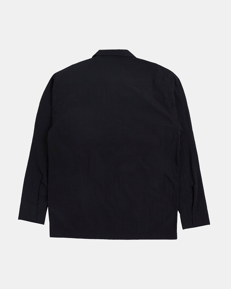 Stare Long Sleeve Overshirt (Black)
