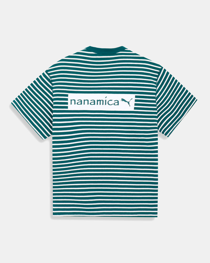 Puma x Nanamica Striped Tee (Varsity Green)