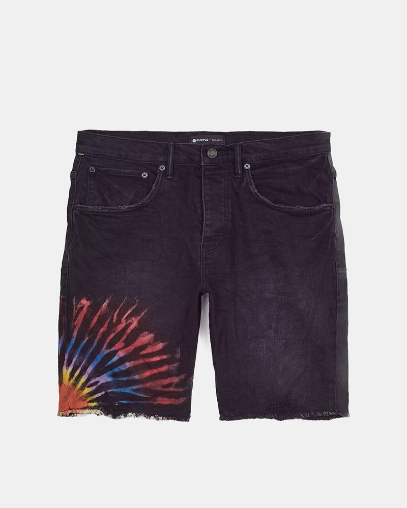 Tie Dye Shorts (Black | Multicolor)