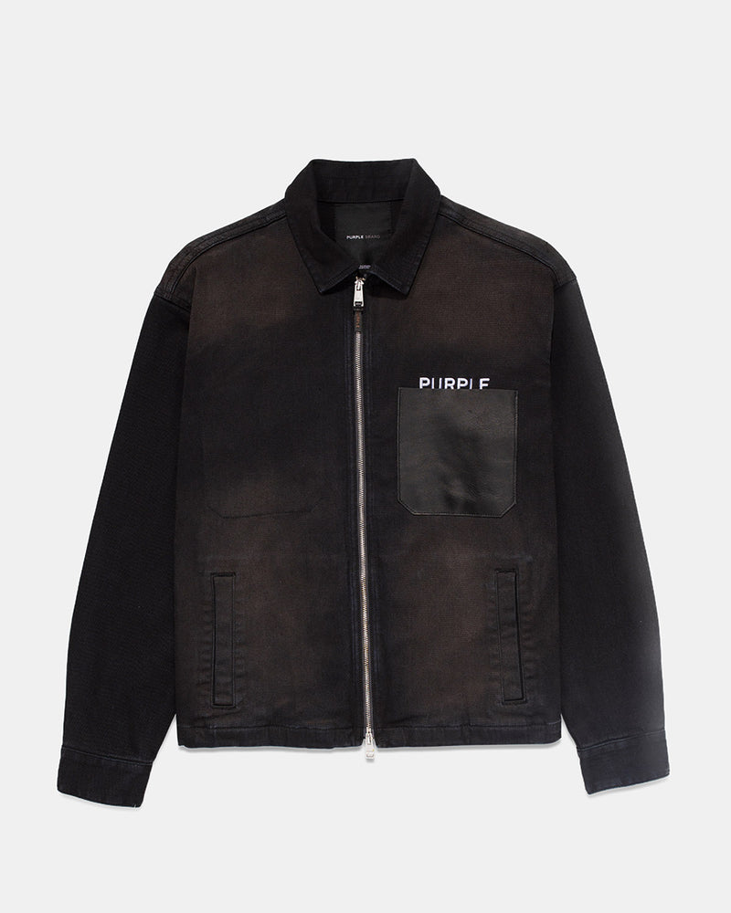 Zip Front Jacket (Black)