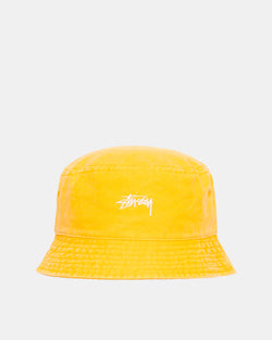 Washed Stock Bucket Hat (Gold)