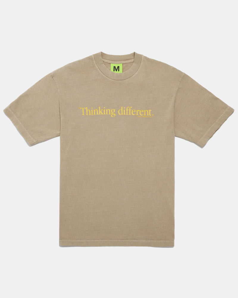 Thinking Different Short Sleeve Tee (Sand)