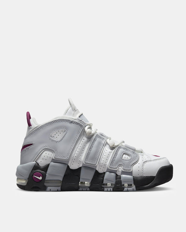W Air More Uptempo (White | Rosewood | Wolf Grey)