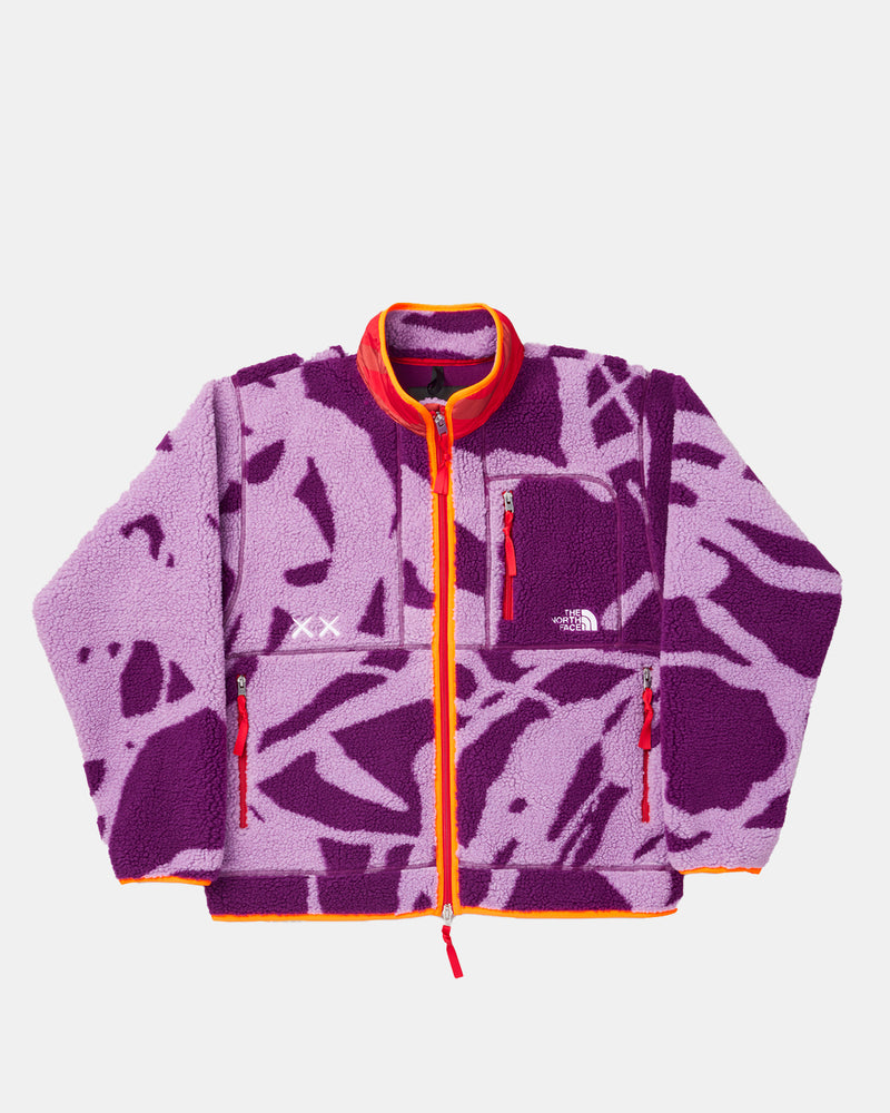TNF x KAWS Freeride Fleece Jacket (Purple)