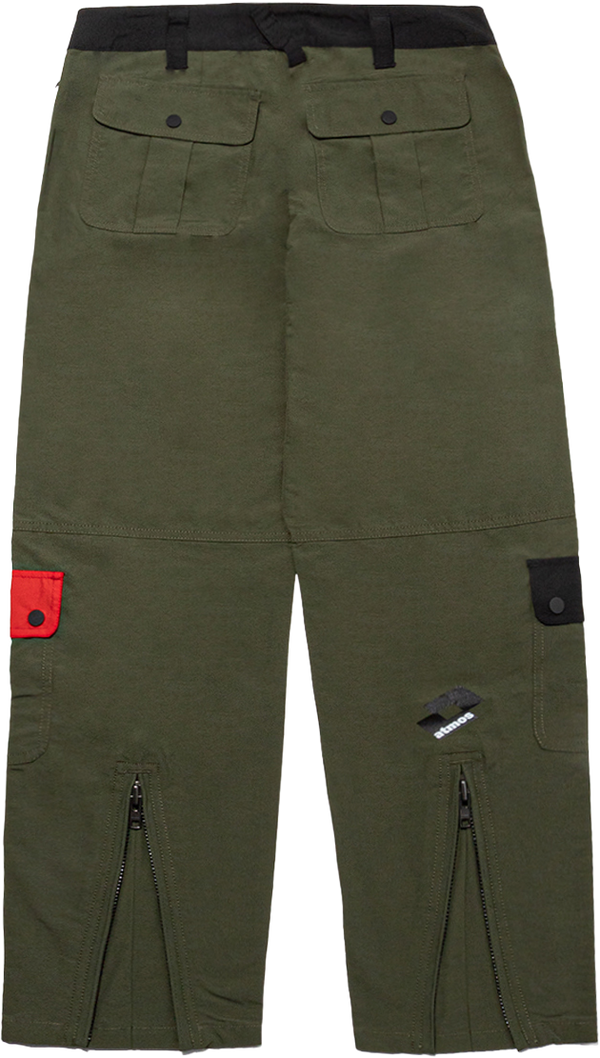 Patchwork Cargo Pant (Green)