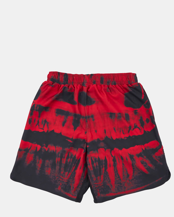 Teeth Workout Shorts (Red)
