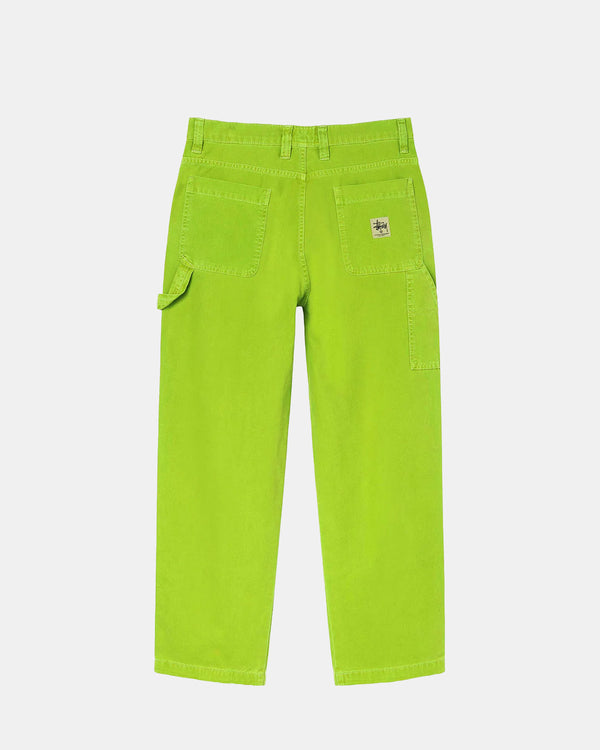 Dyed Canvas Work Pant (Neon Yellow)